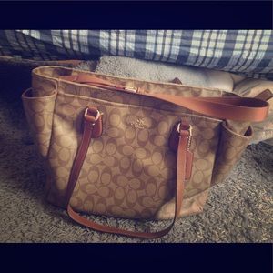 Coach diaper bag